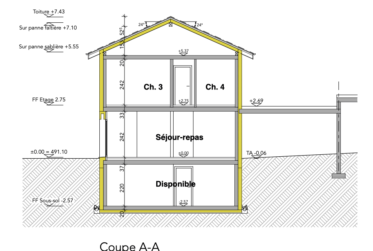 Dernière villa de disponible - Nouveau projet de 2 villas jumelées par les couverts à moins de 10 minutes de Payerne !