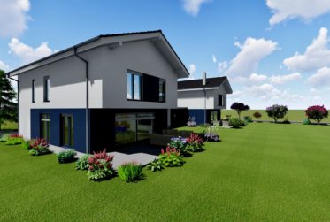 Dernière villa de disponible - Nouveau projet de 2 villas jumelées par les couverts à moins de 10 minutes de Payerne !