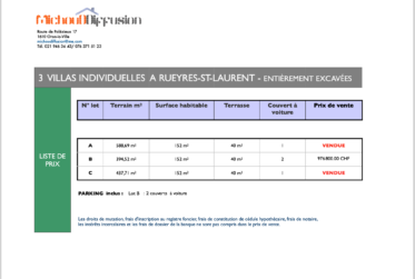 CHANTIER EN COURS - DERNIERE VILLA DE DISPONIBLE