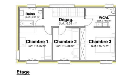 A vendre 1 villa contemporaine à 2 kilomètres du centre de Fribourg