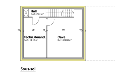 A vendre 1 villa contemporaine à 2 kilomètres du centre de Fribourg